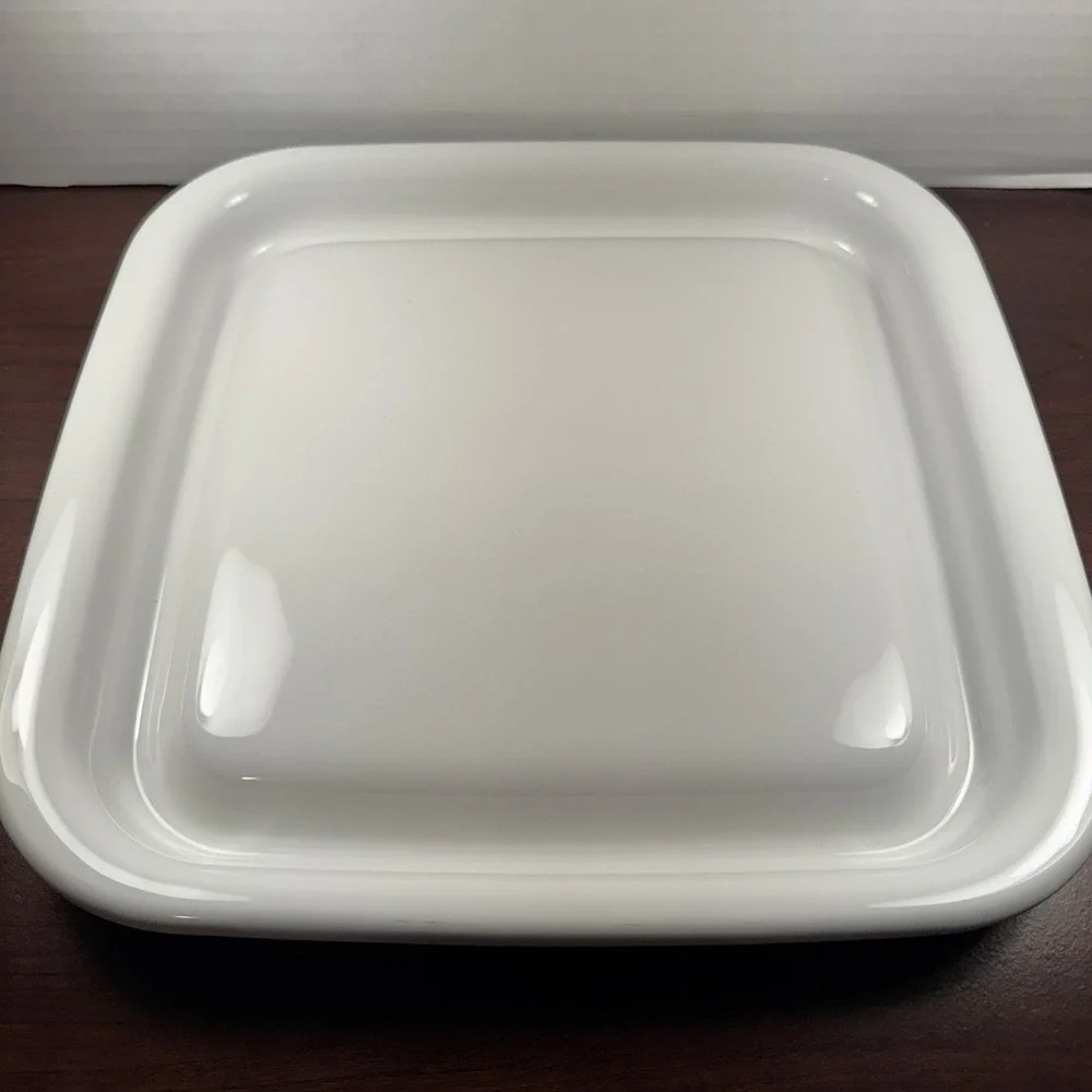 Vintage Corning Ware Microwave Browning & Searing Grill MW-2 White 12